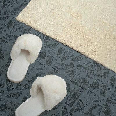 Pvc wall panels Wooden motif in many shapes
