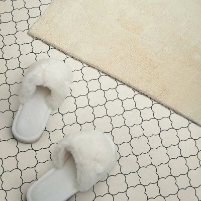 Pvc wall panels Mesh flower motif