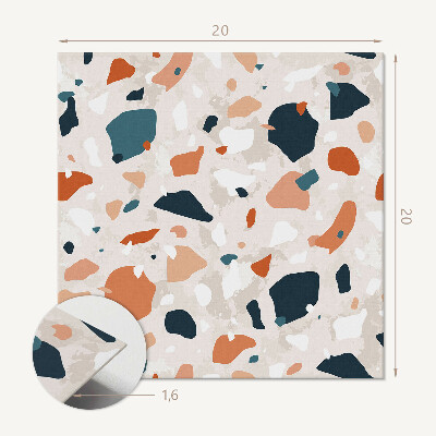 Vinyl tiles Stone-style pattern