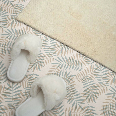 Vinyl tiles Delicate leaf motif