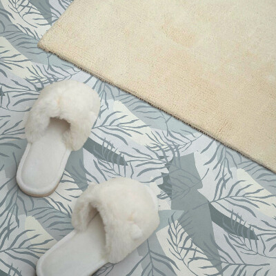 Vinyl tiles Tropical leaf pattern