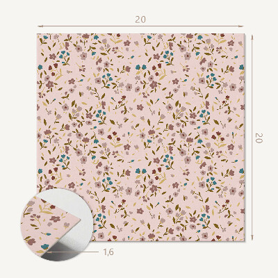 Pvc wall panels Plant pattern