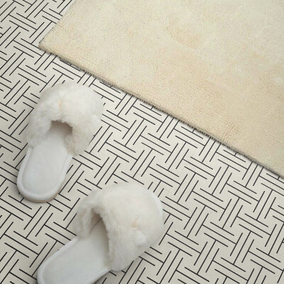 Self adhesive vinyl floor tiles Geometric shapes in a checkered pattern