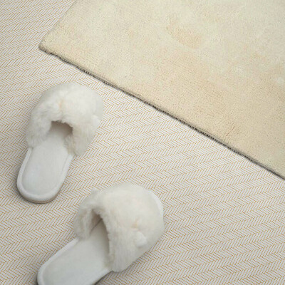 Vinyl tiles Herringbone motif