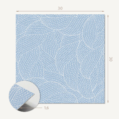Pvc wall panels Leaves and waves