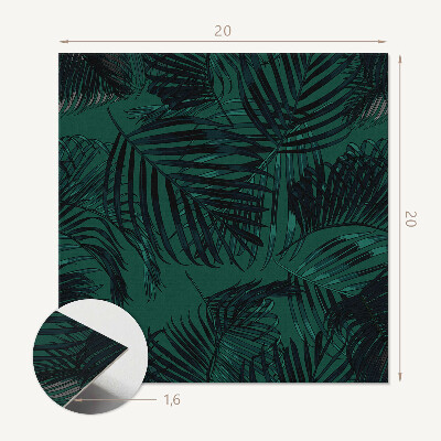 Vinyl tiles Tropical leaves