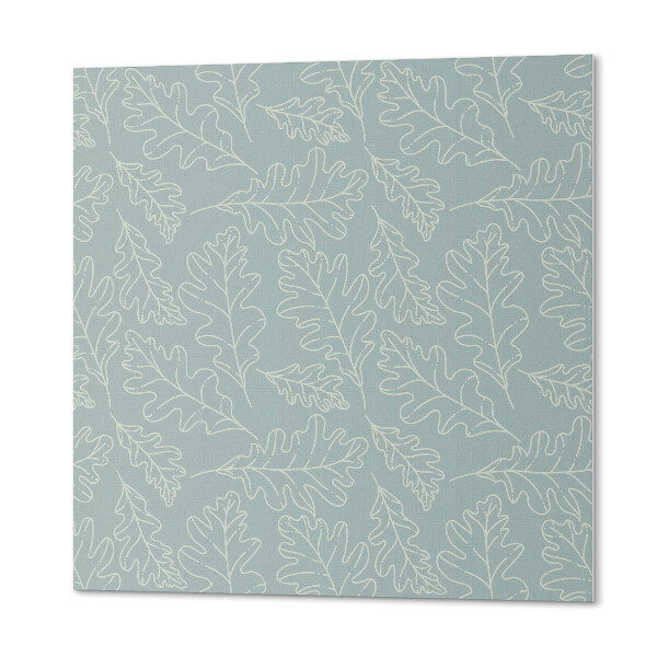 Vinyl tiles Green leaves on a subdued background