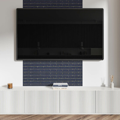 Vinyl tiles Raw brick motif in industrial style