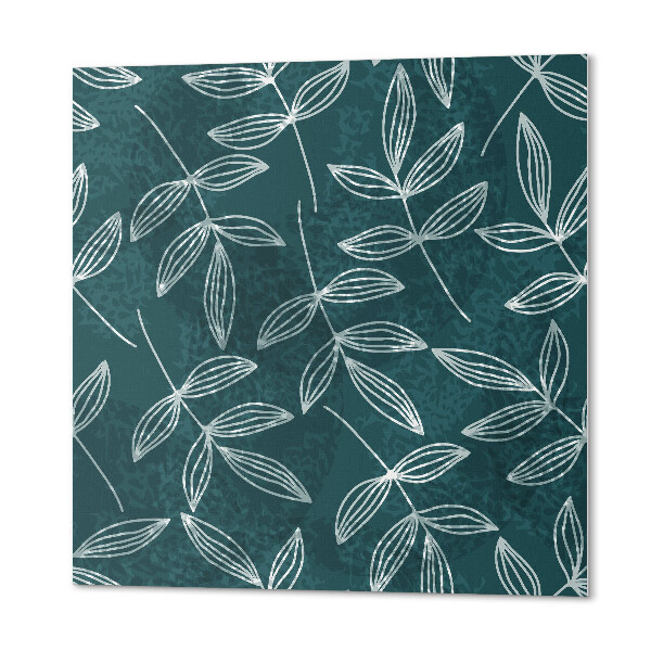 Vinyl tiles Leafy motif with texture