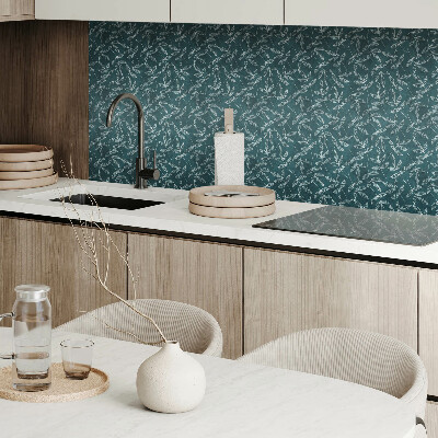 Vinyl tiles Leafy motif with texture