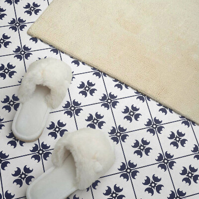 Self adhesive vinyl floor tiles Elegant pattern with geometric shapes