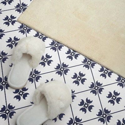 Self adhesive vinyl floor tiles Elegant pattern with geometric shapes