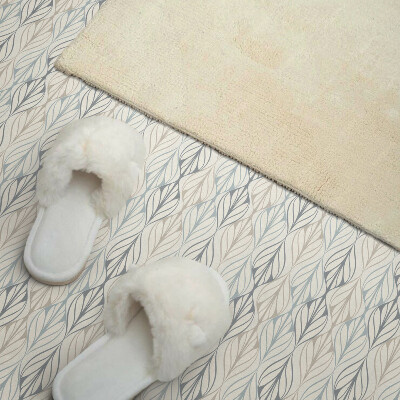 Pvc wall panels Rhombuses with a leafy accent