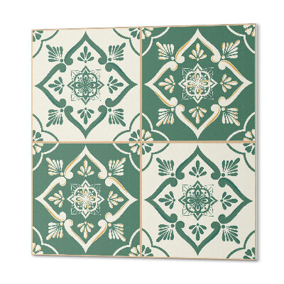 Vinyl tiles Floral patterns on tiles