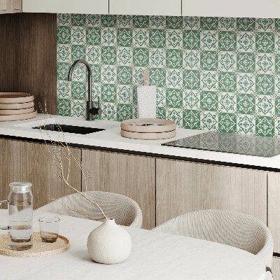 Vinyl tiles Floral patterns on tiles