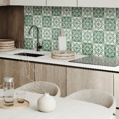 Vinyl tiles Floral patterns on tiles