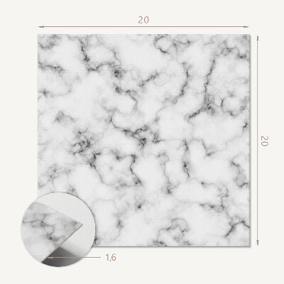 Vinyl tiles Stylish marble pattern with subtle veining