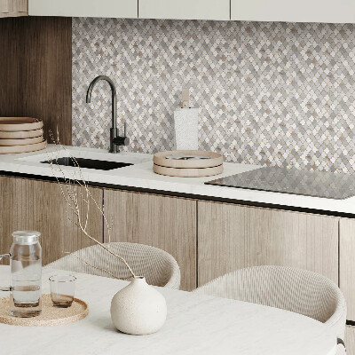 Pvc wall panels Shapes in a mosaic full of colors