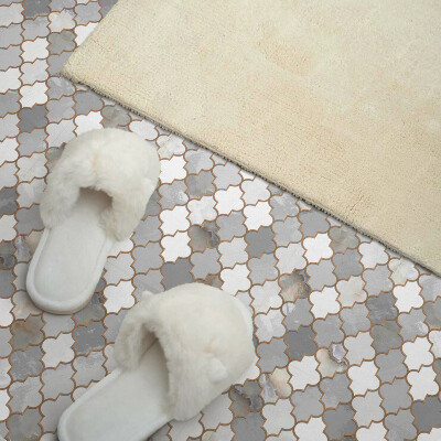 Pvc wall panels Shapes in a mosaic full of colors
