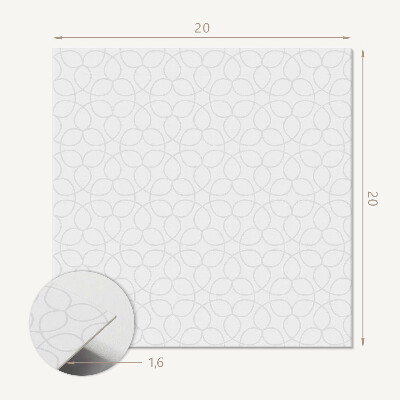 Self adhesive vinyl floor tiles Sophisticated circles in subdued colors