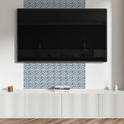 Pvc wall panels Zigzag striped motif