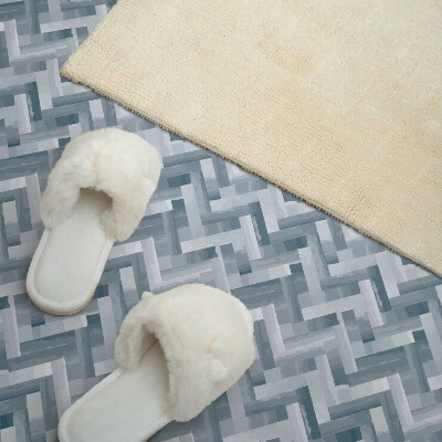 Pvc wall panels Zigzag striped motif