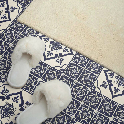 Vinyl tiles Floristic inspirations in an artistic version