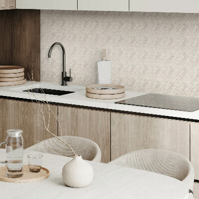 Pvc wall panels Herringbone motif in an elegant style