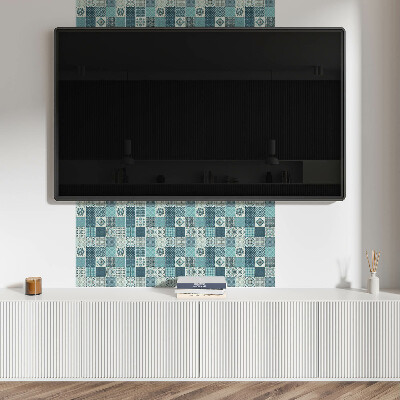 Vinyl tiles Geometry in mosaic patterns