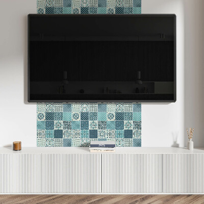 Vinyl tiles Geometry in mosaic patterns
