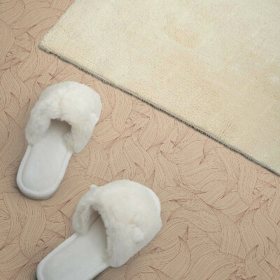 Vinyl tiles Wavy lines motif
