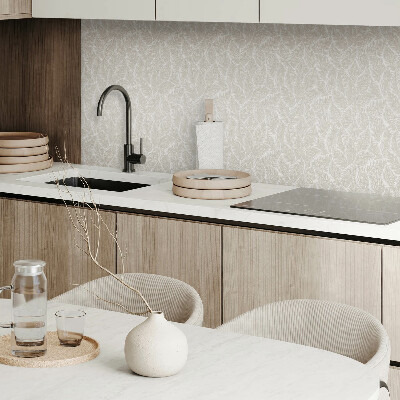 Pvc wall panels A leaf motif in a harmonious combination