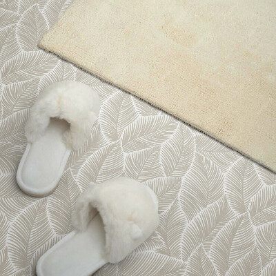 Pvc wall panels A leaf motif in a harmonious combination