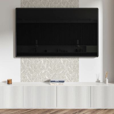 Pvc wall panels A leaf motif in a harmonious combination