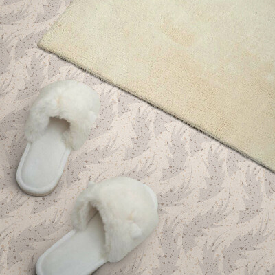 Vinyl tiles Background with a leaf pattern