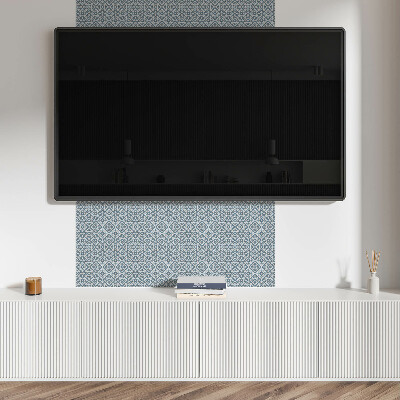 Vinyl tiles Floral composition with ornaments