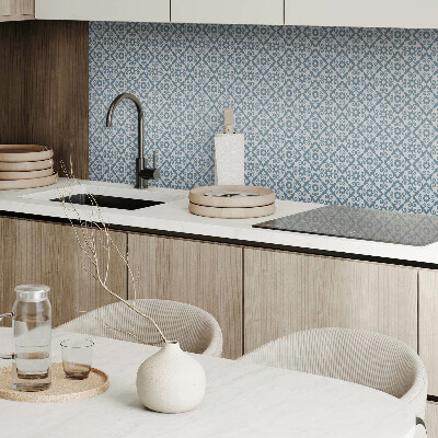 Vinyl tiles Floral composition with ornaments