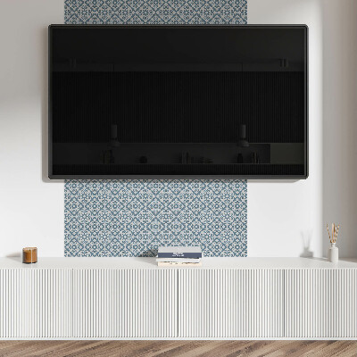 Vinyl tiles Floral composition with ornaments