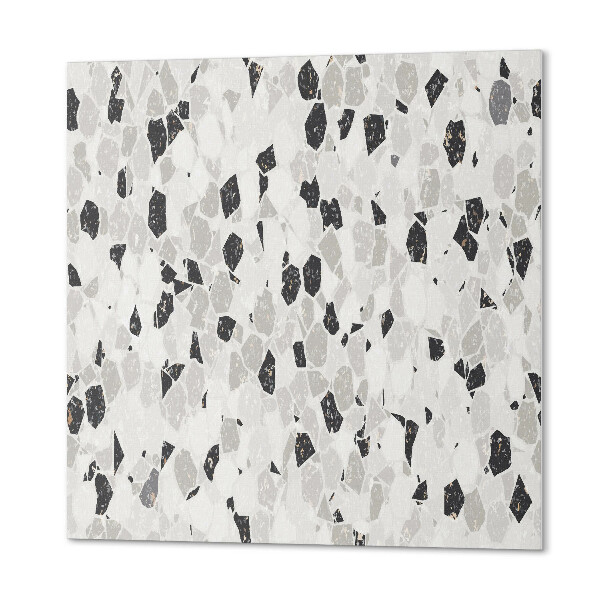 Self adhesive vinyl floor tiles Terracotta-style stone accents