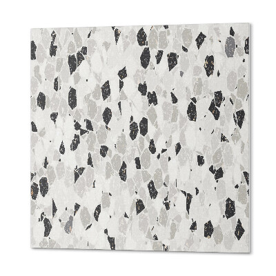 Self adhesive vinyl floor tiles Terracotta-style stone accents