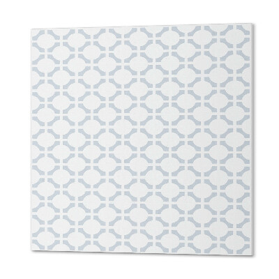 Self adhesive vinyl floor tiles Oval motif in a geometric style