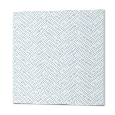 Self adhesive vinyl floor tiles Zigzag motif with linear detail