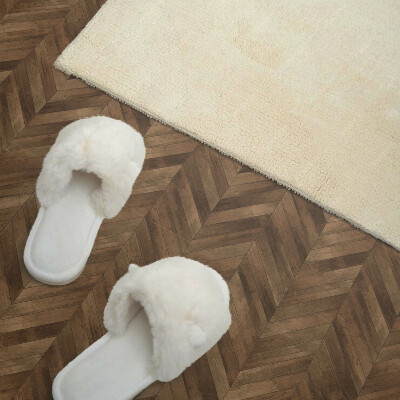 Vinyl tiles Herringbone board motif