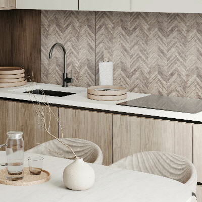 Self adhesive vinyl floor tiles Herringbone board motif