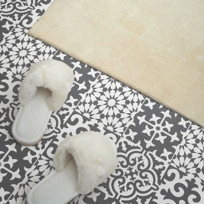 Vinyl tiles Decorative motifs on tiles