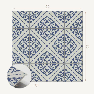 Pvc wall panels Floral motif in style