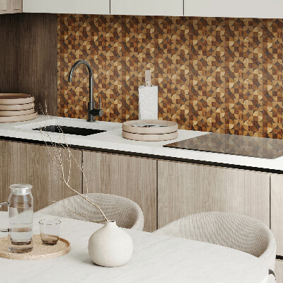 Vinyl tiles Geometry in the shape of natural wood