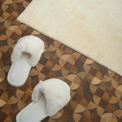 Vinyl tiles Geometry in the shape of natural wood