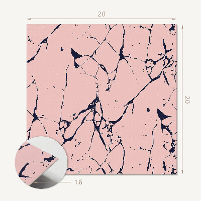 Self adhesive vinyl floor tiles An elegant abstract marble pattern