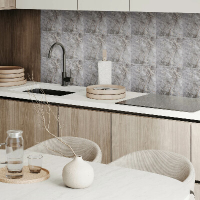 Self adhesive vinyl floor tiles Stone structure motif